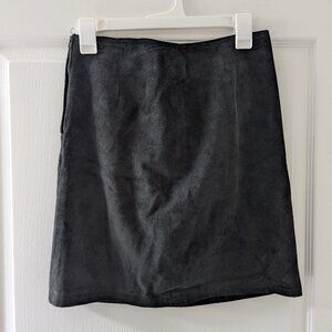 Black Newport News suede formal skirt, size 4